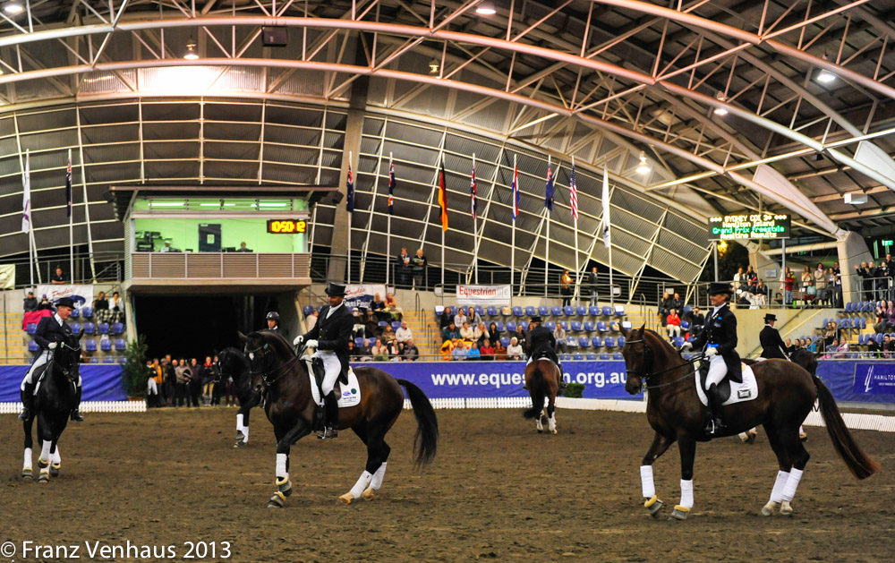 Quadrille exhibition at the 2013 Sydney CDI